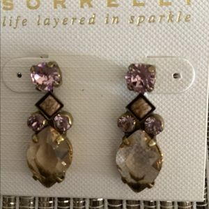 Sorrelli Post Crystal Dangle Earring NWT
